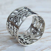 Tree of Life silver ring